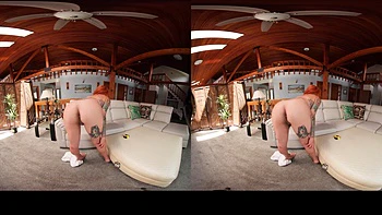 Redhead MILF Neighbor’s Squirting Seduction