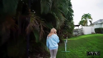 Ellie Tay - Blondie Gets On Her Knees To Deepthroat A White Cock