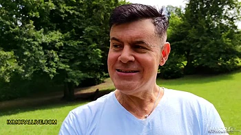 Dan And Matt Pick Up Busty Teen 19 y.o. Working Out In The Park