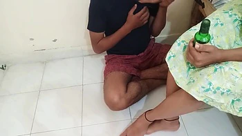 Quick Anal Fuck Of Maasi Virgin Girl When Both Were Alone At Home, Hindi Audio