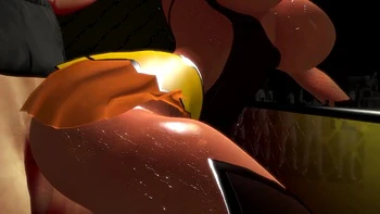 Anime Cowgirl Sex Cage Fucked Hard on the Fence