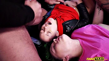 Identical Sisters with Euro Cabbie