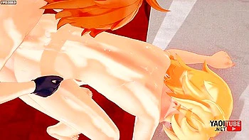 Car Toon In Genshin Impact Yaoi - Tartaglia Hard Sex With Aether