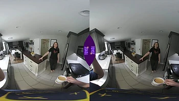 Coffee Time Kitchen Blowjob