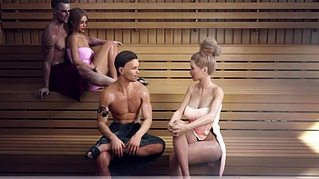 Awam 2 - A Wife And Stepmother - B - Sofia Revels In Filthy, Passionate Cuckold Game Inside The Sauna