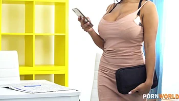 Voluptuous Venezuelan Sheila Ortega Gets Her Pussy Stretched Out by Black Masseur GP1838