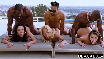 Teanna Trump, Adriana Chechik, And Vicki Chase In A Bbc Gb. Nuff Sa