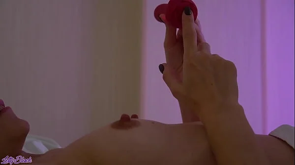 Two Orgasms in 4 Minutes for Gorgeous Milf - Clit Sucking Toy Test