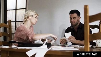 ADULT TIME - Skye Blue Fucks Her Bestie s Cheating Fiancee To Cure His Cold Feet! GERMAN SUBTITLES: Porn