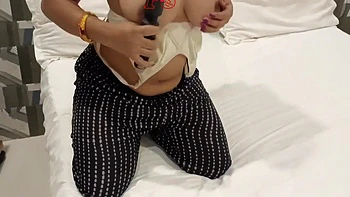 Desi Hot Bhabhi With Vibrator Doggy Style Sex Video