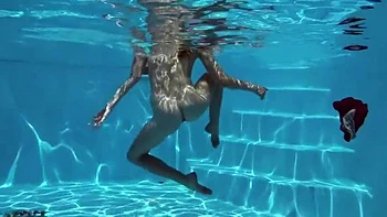 Hot Mixed Race Teen 18+ Fernanda Releve Swimming