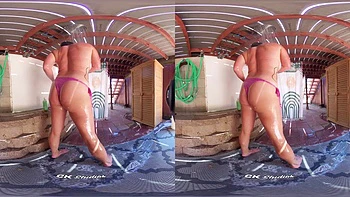 Outdoor Shower Tease