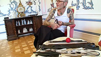 Bdsm Sex Slave In Doggy Positions Tied Up