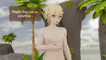 Hot and wet vacation with Jean (Genshin Impacto) - Animation