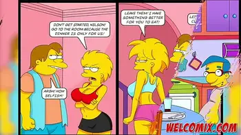 Group sex... A different dessert - The Simptoons