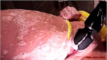 Red Xxx - Gets All Soaped Up In The Shower