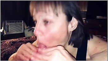 Mature Cougar Loves Sucking Off Her Young Man Pov Bj