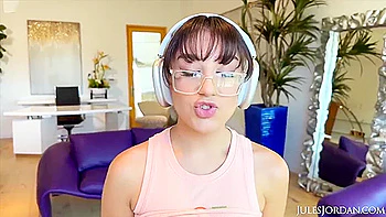 Slutty Busty Fit Teen 18+ Violet Gems Enjoys The Neighbors Big Hard Cock While Her Parents Are Not Home