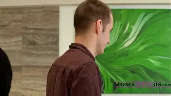 Saw StepMom Masturbating And Joined Her