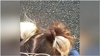 Sensual Blowjob In Public With Double Rainbow In Background!