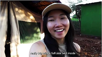 Luna Okko In Tent Sex In The Savannah - Lunas Journey (episode 29)