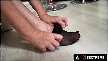 Busty Granny Gets Her Old Pussy Plumbed In Doggystyle By Her Neighbor