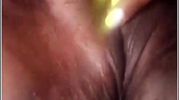 Horny Ebony Plays With Pussy & Squirts Durung Quarantine Stay At Home Order