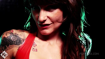 Inked Latex Babe Is Addicted To Big Cock Poundings