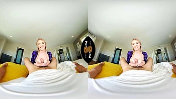 Vr Braided Blonde: Blowjob, Doggy  Cowgirl Porn