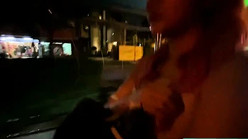 Big tits Thai teen really gets into it