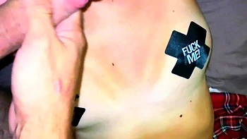 I came on the slut's tits