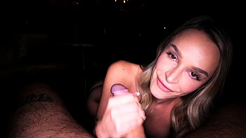 PASSIONPOV Emma Hix deepthroats with passion