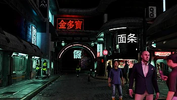 Nexus-3 Neon Dreams - Cyberpunk Shemale fucks hard sexy girl