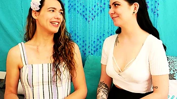 QueerCrush interview with Lily Thot and Sadie Sunstone