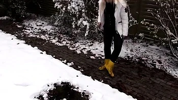 LadyKarame Meine Gummistiefel müssen glänzen, also leck