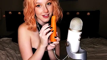Diddly Easter Bunny Eats a Carrot Lewd ASMR Video