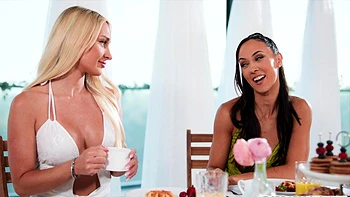 VIXEN Stunning Babe share hard cock