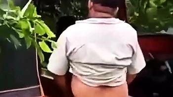 Mexican girl gets Creampie in golf cart