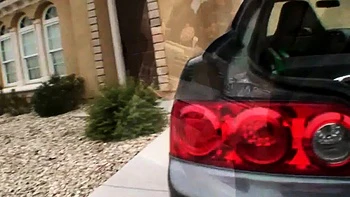 Behind the scenes with busty babe