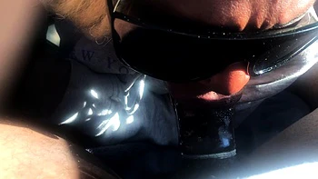 Brianna has her big ass lips wrapped around my thick dick