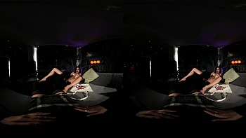 Halloween Threesome with Her Best Friend and a Vampire