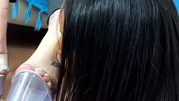 Interracial femdom fetish with a tinge of cuckold