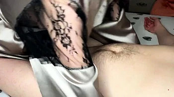 Sexy Mom's Friend Gives Me a Blowjob and Takes Cum in Mouth