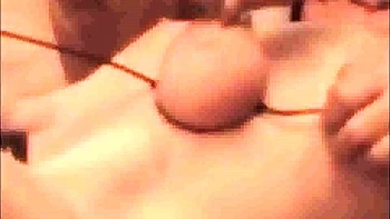 Yasmine's compressed, extremely tied boobs