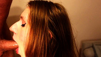 Amateur slut blowjob cumshot