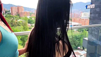 Wow! Pregnant ladies, lezzie orgy with my gym trainer AMBAR