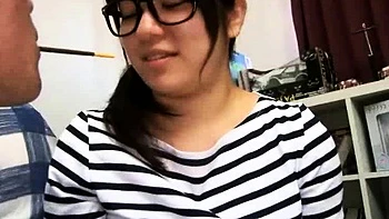 Busty Asian close up masturbation