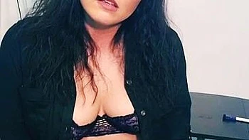 Amateur Brunette Anal Toy