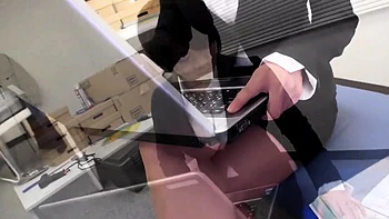 Mio Kuroki Becomes A Free Use Office Stress Release