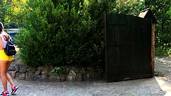 Brunette MILF sucks and fucks a big cock